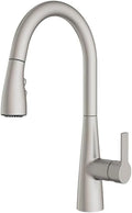 Kitchen Pull-Down Faucet (Includes Quick-Install Kit) — Dual Spray Modes, Fingerprint-Resistant Stainless Steel Finish, Easy Installation, Single Unit Pack