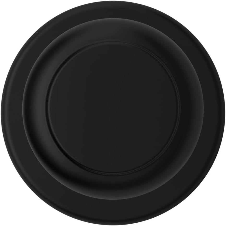 Cove Interior Passage Door Knob, Handle For Closet and Hallway Doors, Non-Locking Doorknob, Matte Black