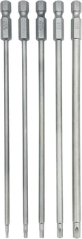 5Packs RC Hex Bit 6 Inch Power Bits 1.5mm 2.0mm 2.5mm 3.0mm 4mm Allen Wrench Drill Bit Set Professional Grade ¼ Inch Hex Shank for Screwdrivers Electric Screwgun/Power Drill