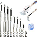 High Magnetic Screwdriver Drill Bit Set - With Magnetizer K5 Impact Resistant Non Slip Bit, Universal Anti-Slip Magnetic Electric Screwdriver Set, 25 50 65 70 75 90 100 120 150mm (9Pcs)