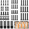 Universal TV Mounting Hardware Screw Kit Set with Box - M4 M5 M6 M8 Screws and Washers Spacers, Replacement Screws for TV  Mounting, Fits Most TV/Monitor up to 80 inch