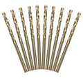 10-Piece M35 Cobalt Drill Bits, Laicky 1/8 in HSS Drill Bits 135 Degree Split Point Brocas para Metal Madera Twist Drill Bits for Hardened Steel, Stainless Steel, Aluminum, Plastic and Wood